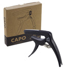 Universal Capo with Pick Holder, Bridge Pin Puller, & Gig Bag Accessory
