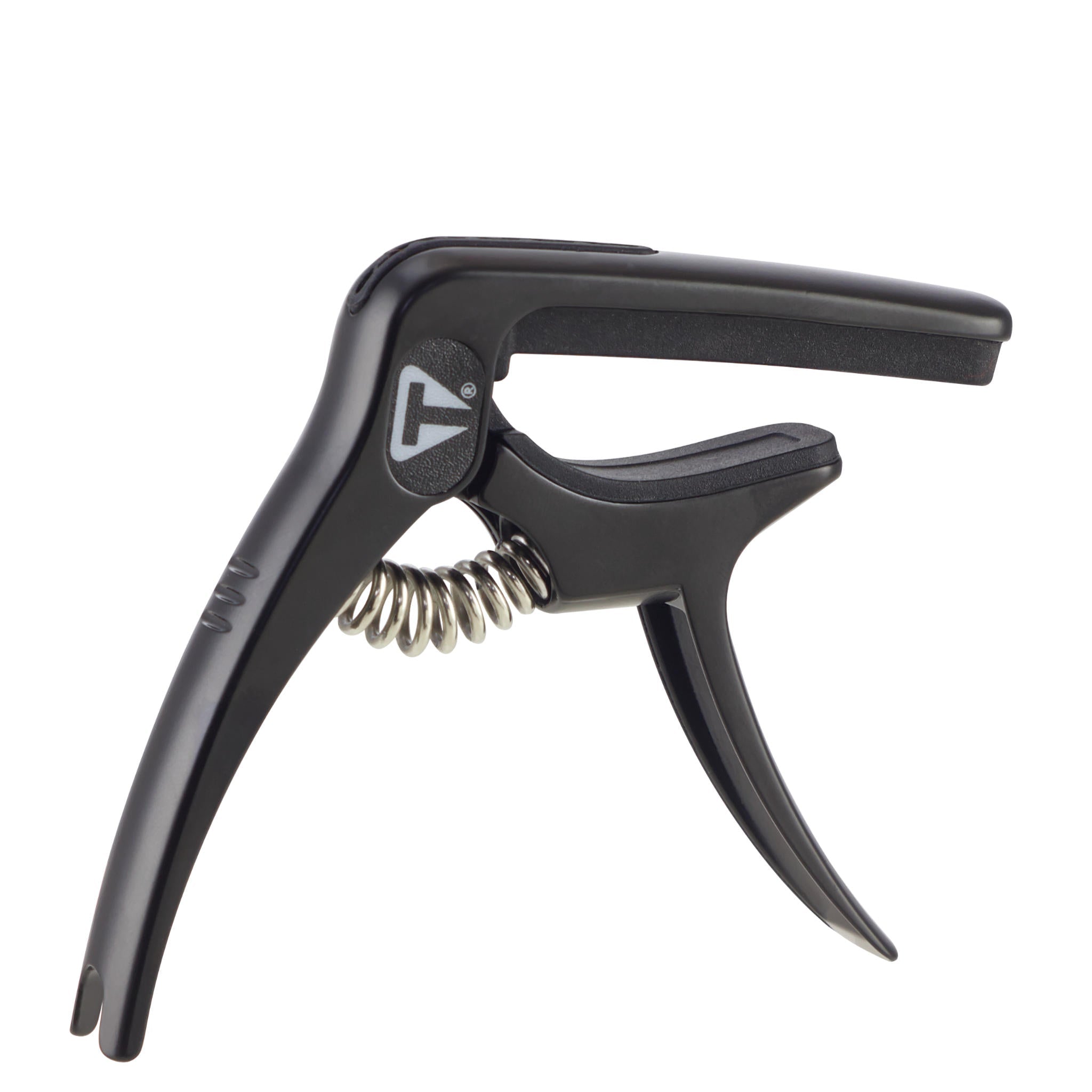 Universal Capo with Pick Holder, Bridge Pin Puller, & Gig Bag Accessory