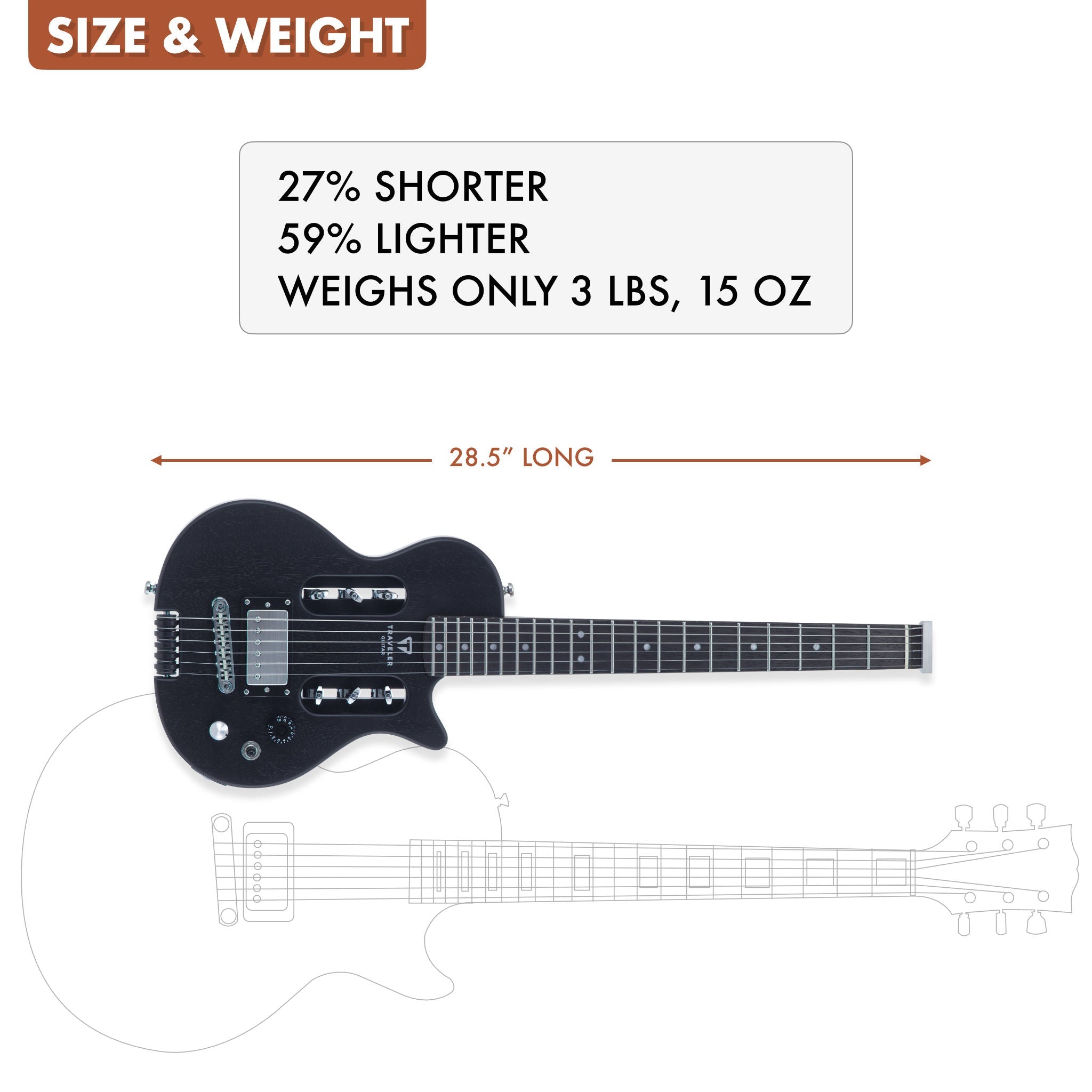 Traveler Guitar EG-1 Mod-X || Full-Scale Travel Electric Guitar