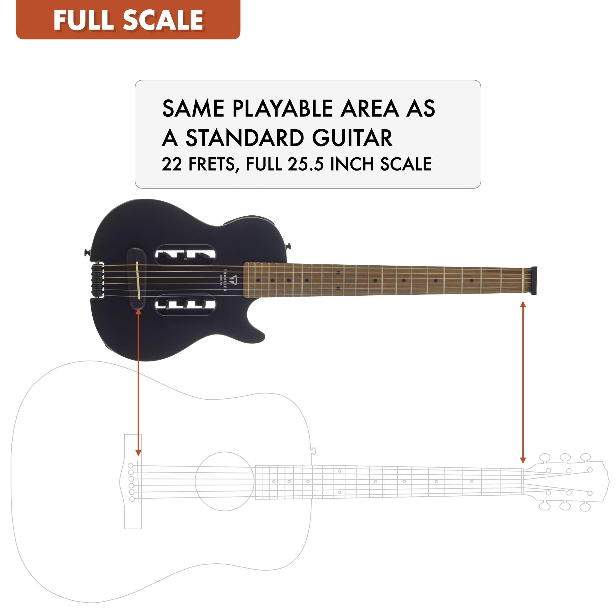 Used Escape Mark III (Black Satin) Acoustic Guitar