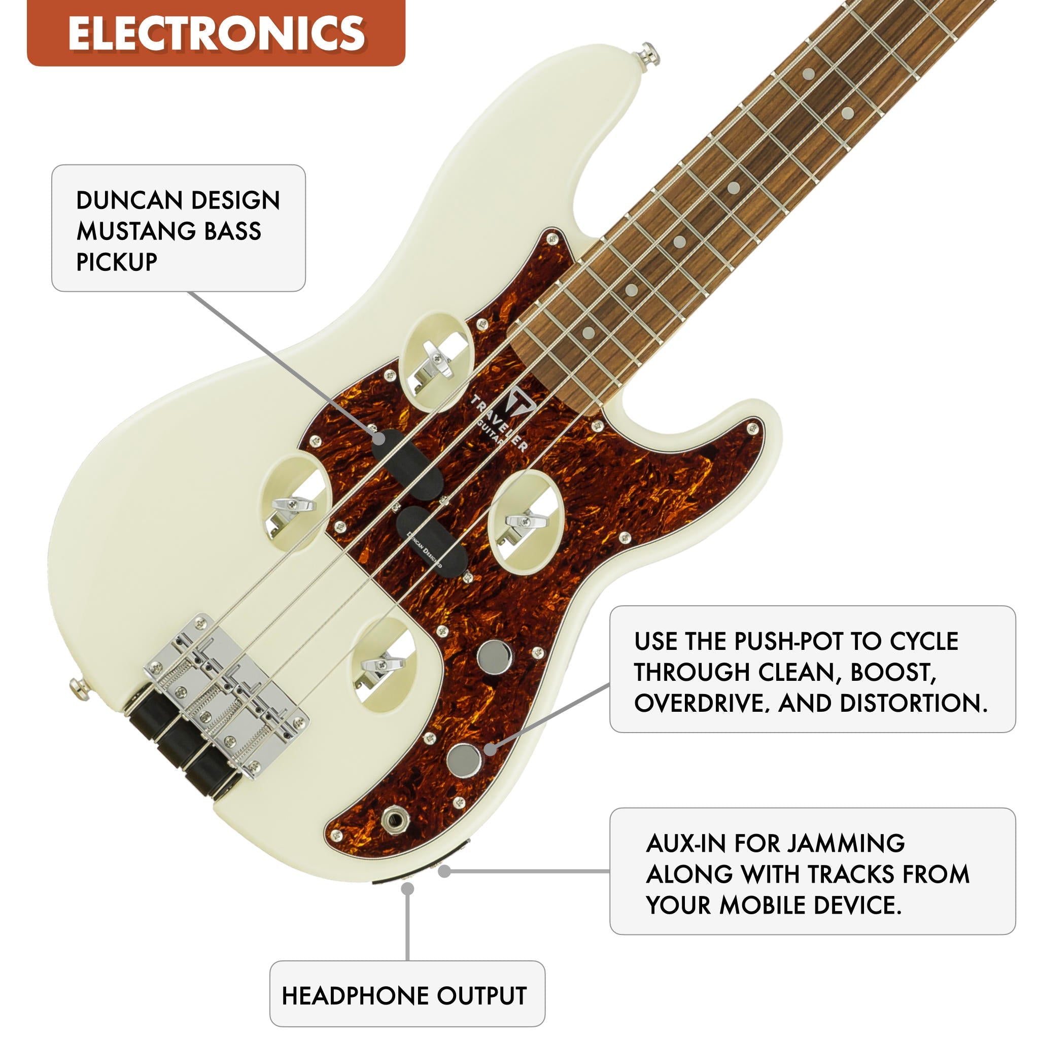 Used TB-4P Bass (Pearl White) Bass