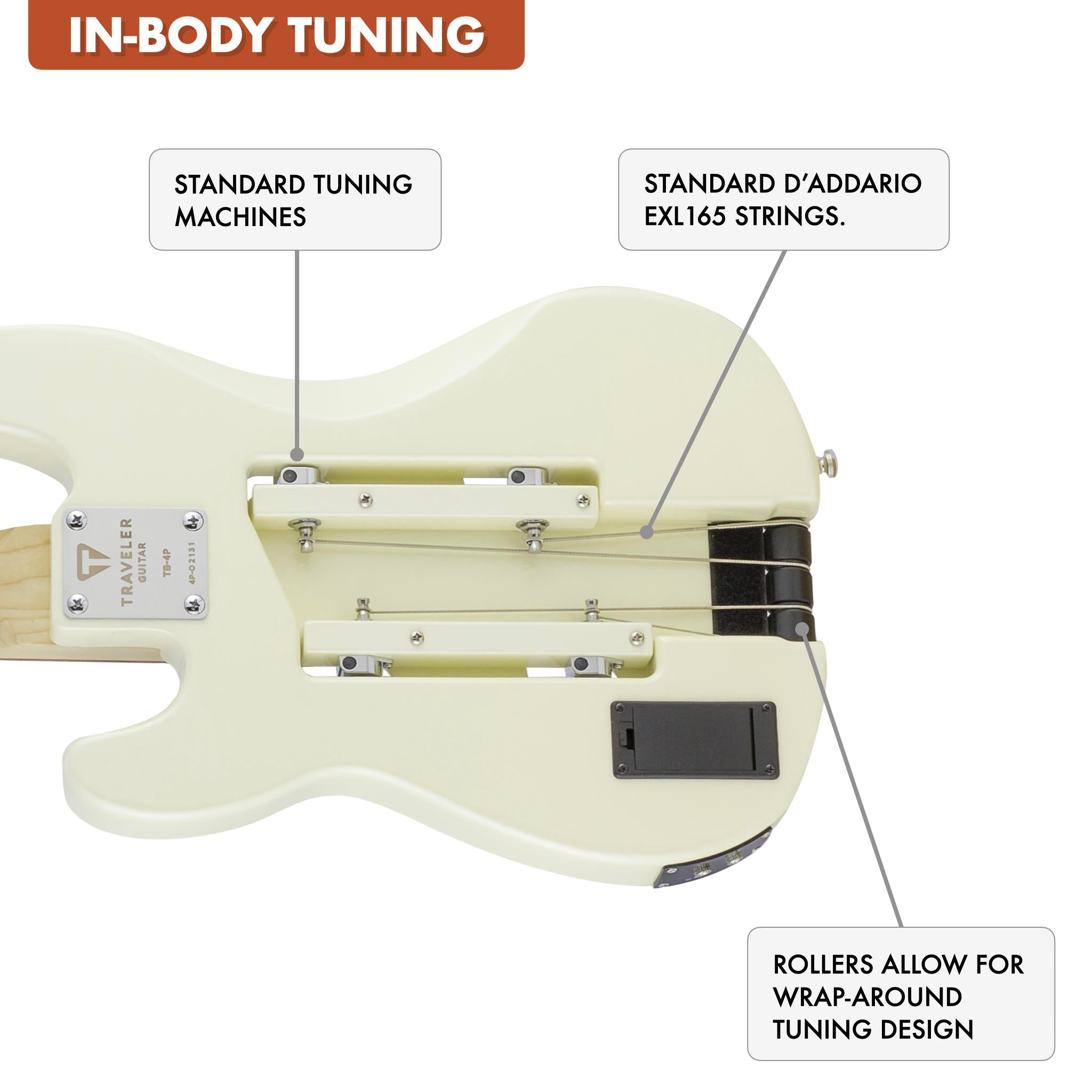 Used TB-4P Bass (Pearl White) Bass