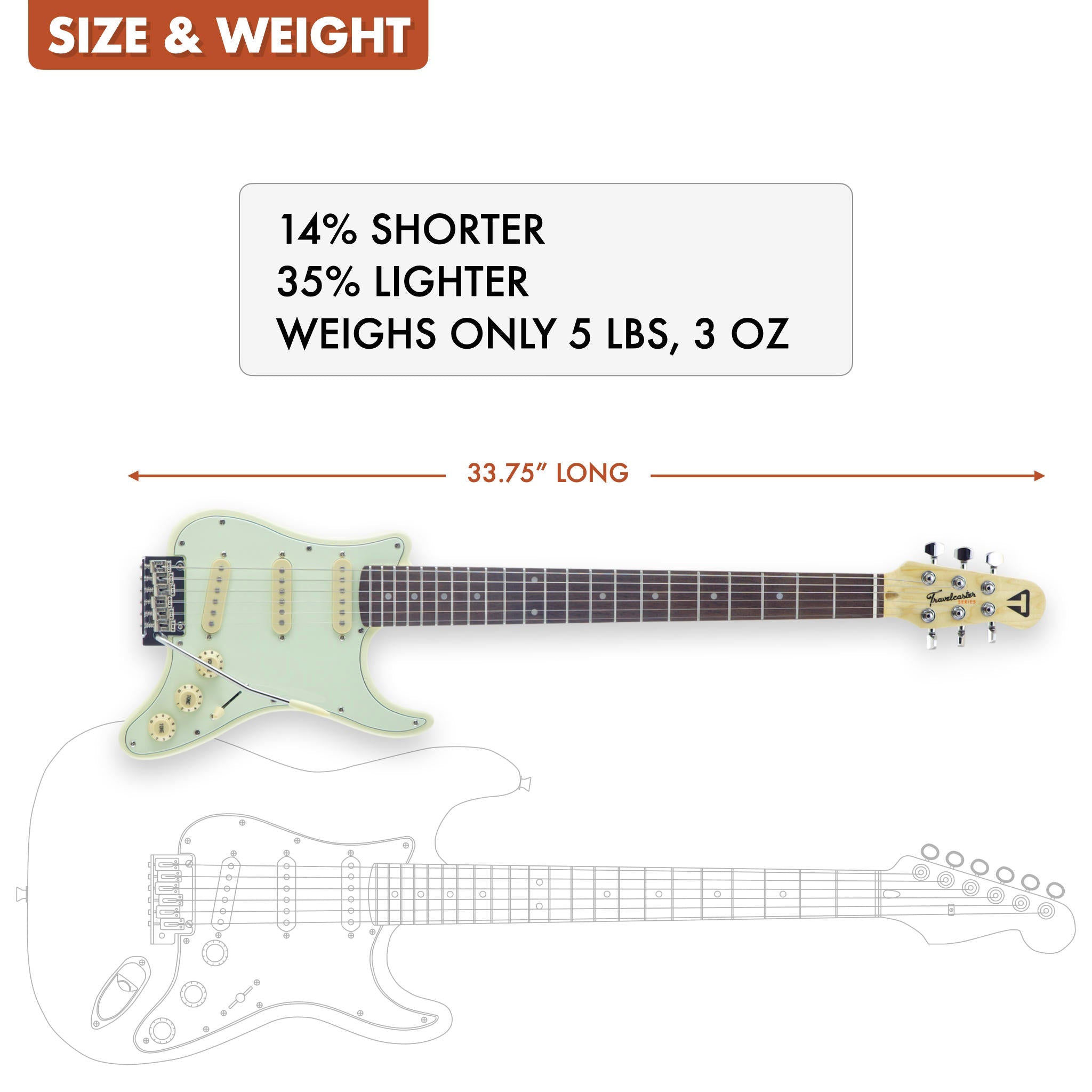 Used Travelcaster Deluxe (Olympic White) Electric Guitar