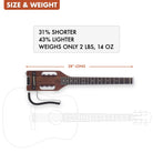 Used Ultra-Light Acoustic (Antique Brown) Acoustic Guitar