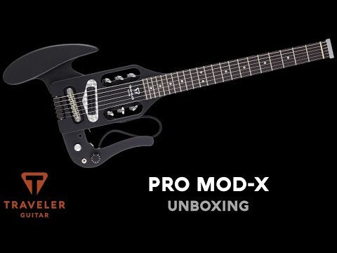 Traveler Guitar Pro-Series Mod-X (Matte Black) Hybrid Guitar