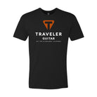 Traveler Guitar Origin Logo Tee (Front Logo, Black) Apparel